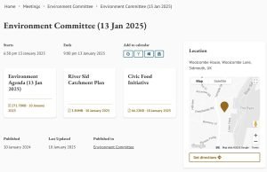 Sidmouth Civic Food Forest endorsed by Sidmouth town council