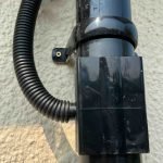 high level rainwater diverter with geka coupling.